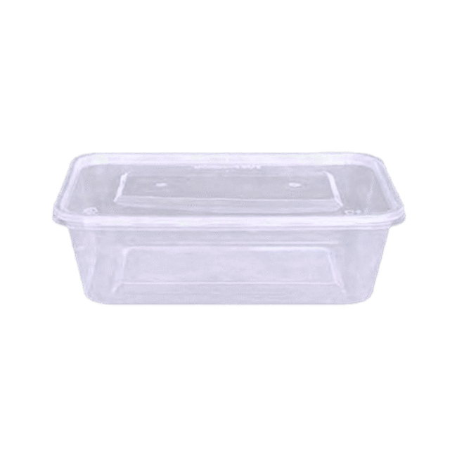Rectangular Plastic Containers & Lids
