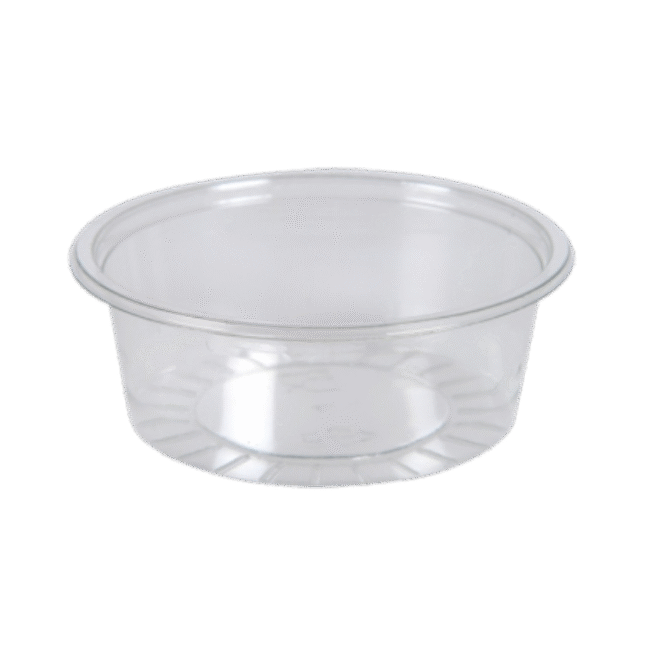 Round Plastic Containers & Lids